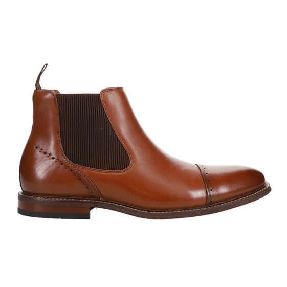 Stacy Adams Maury Cap Toe Chelsea Mens Brown Dress Boots 25492-221