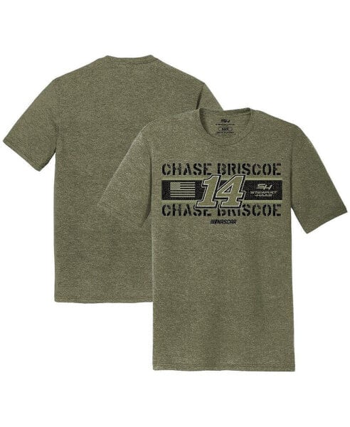 Men's Green Chase Briscoe Flag Tri-Blend T-shirt