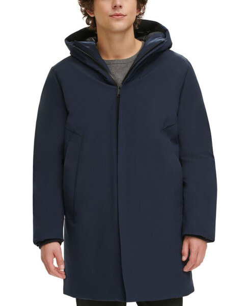 Men's Refined Full-Zip Hooded Parka