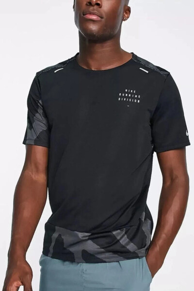 Футболка мужская Nike Dri Fit Run Division Rise 365 Графическая короткий рукав