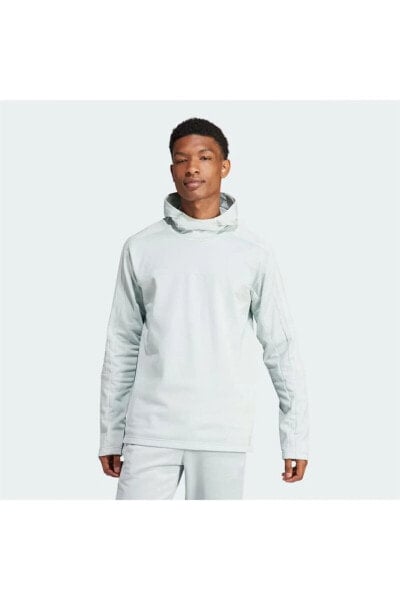 M Tiro Fleece Erkek Kapüşonlu Sweatshirt Gri IA3061