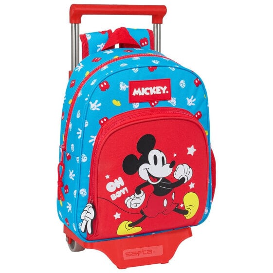 SAFTA With Trolley Wheels Mickey Mouse Fantastic Backpack