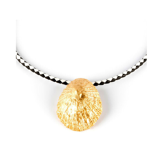 CALOBRA LUXE BLACK & WHITE necklace #shiny gold 1 u