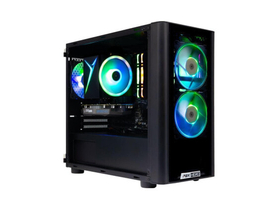 MEK HERO AI Enhanced Gaming PC Desktop Computer - NVIDIA GeForce RTX 3050, AMD R