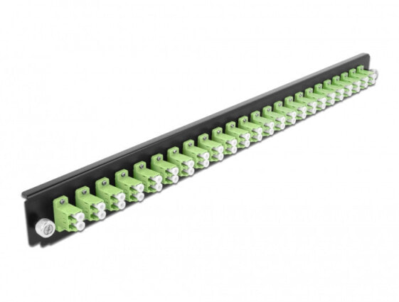 Delock 43362 - Fiber - LC - Green - Rack mounting - 1U - 44 mm