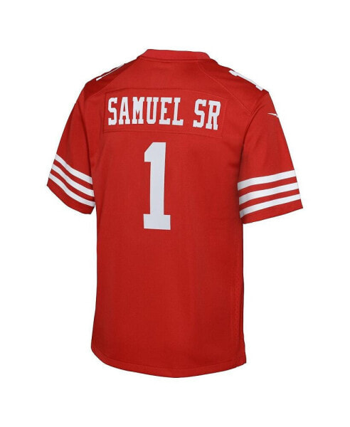 Big Boys and Girls Deebo Samuel Sr Scarlet San Francisco 49ers Game Player Jersey