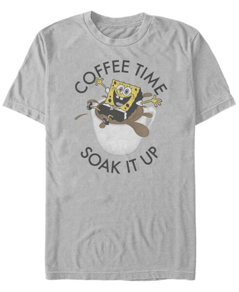 Men's Soak Up Coffee Short Sleeve Crew T-shirt