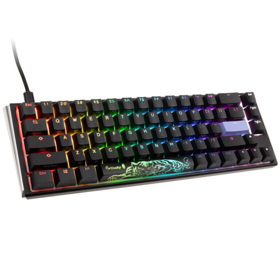 Ducky One 3 Classic Black/White SF Gaming Tastatur, RGB LED - MX-Black (US)