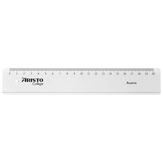 Aristo AR23022 - Desk ruler - Polystyrol - Transparent - cm - 20 cm