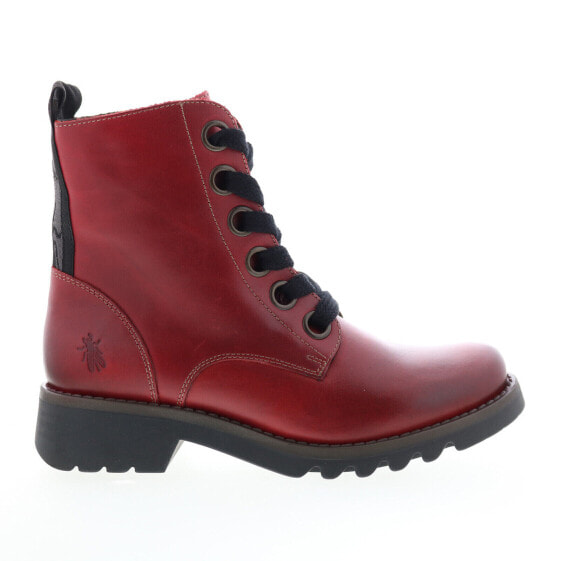 Fly London Ragi RAGI539FLY-006 Womens Red Leather Casual Dress Boots