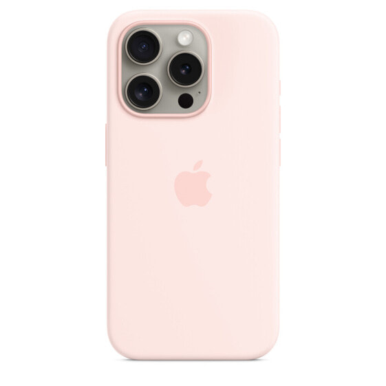 Apple iPhone 15 Pro Si Case Light Pink