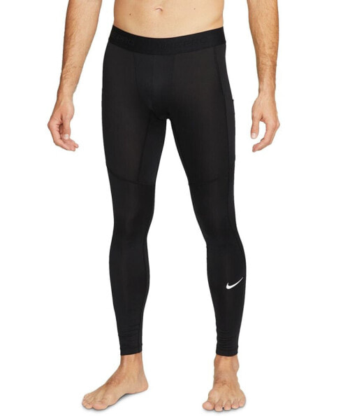 Тайтсы фитнес мужские Nike Pro Slim-Fit Dri-FIT