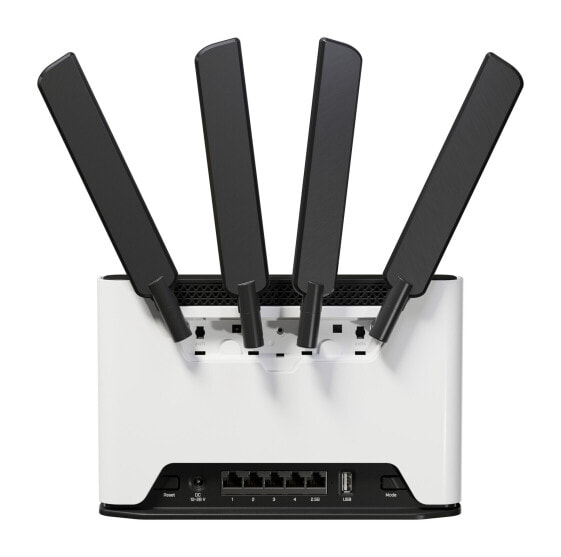 MikroTik Chateau 5G ax - Wi-Fi 6E (802.11ax) - Dual-band (2.4 GHz / 5 GHz) - Ethernet LAN - 5G - White - Tabletop router