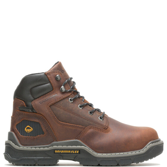 Wolverine Raider DuraShocks Insulated 6" W210065 Mens Brown Wide Work Boots