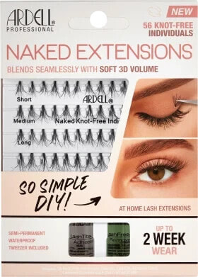 Künstliche Wimpern Set Naked Extensions, 1 St