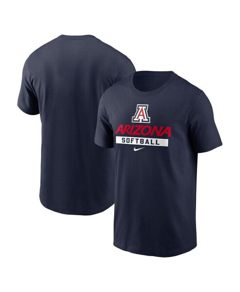 Men's Navy Arizona Wildcats Softball T-Shirt