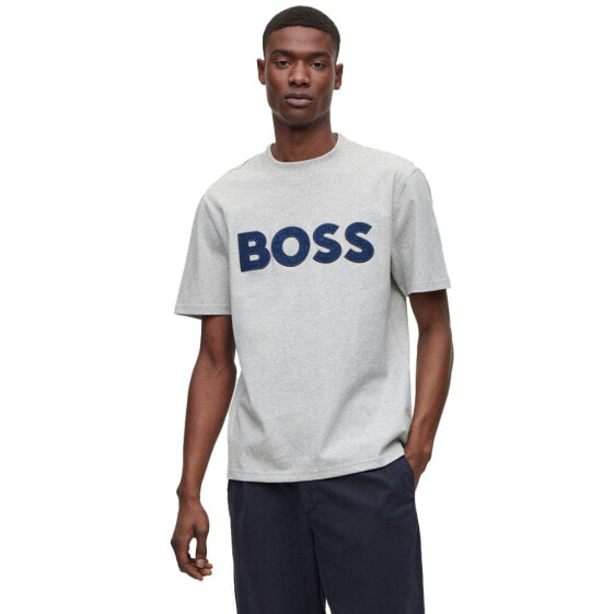 BOSS Denim Logo Short Sleeve Crew Neck T-Shirt