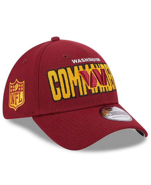 Men's Burgundy Washington Commanders 2023 NFL Draft 39THIRTY Flex Hat