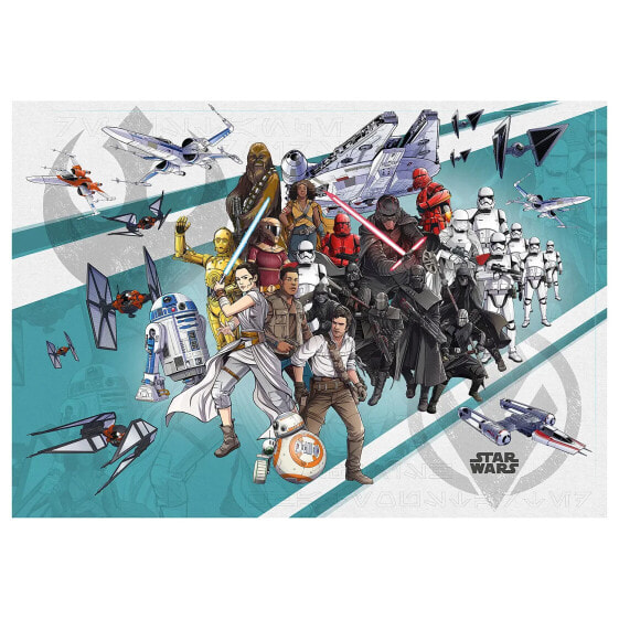 Fototapete StarWars Cartoon Collage Wide