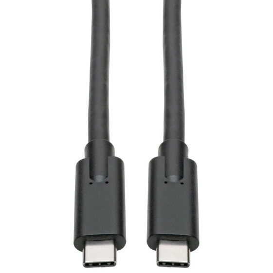 Tripp U420-006-5A USB-C Cable (M/M) - USB 3.2 - Gen 1 (5 Gbps) - 5A Rating - Thunderbolt 3 Compatible - 6 ft. (1.83 m) - 1.83 m - USB C - USB C - USB 3.2 Gen 1 (3.1 Gen 1) - 5000 Mbit/s - Black