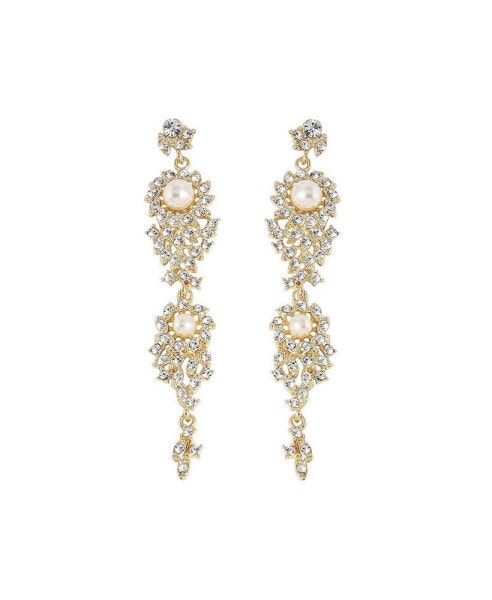 Women's Gold Dazzling Drop Earrings