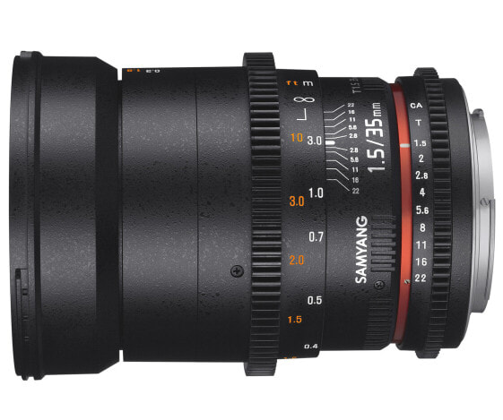 Объектив Samyang 35мм T15 VDSLR Wide Lens