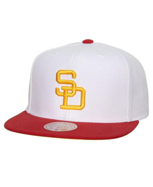 Men's White, San Diego Padres Hometown Snapback Hat