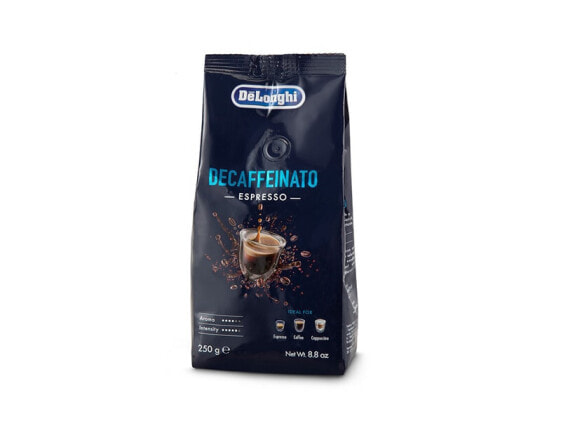 De Longhi Decaffeinato Espresso - 250 g - Cappuccino - Coffee - Espresso - Dark roast - Bag