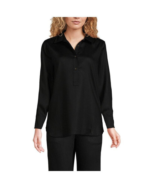 Women's Twill TENCEL Fiber Popover Shirt