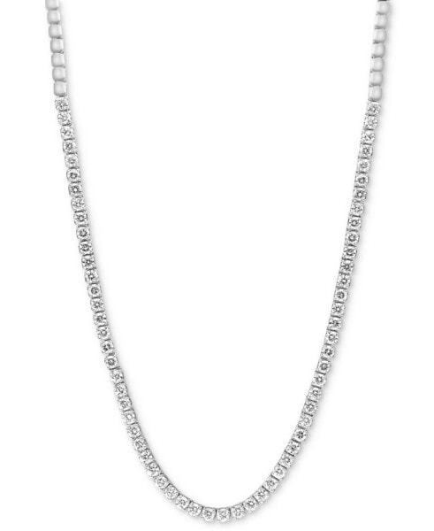EFFY® Diamond 18" Tennis Necklace (5-1/10 ct. t.w.) in 14k White Gold