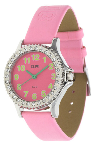 Club BY INEX Mädchen Armbanduhr rosa A65109S14A