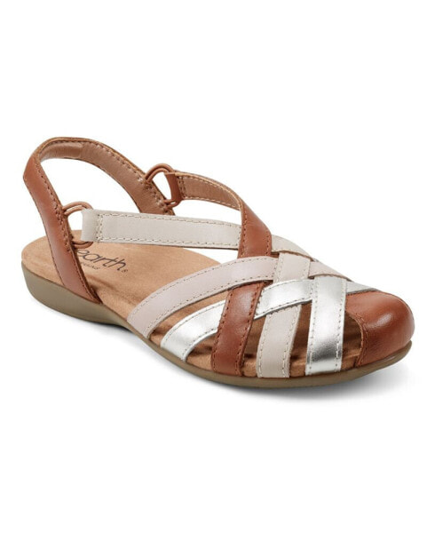 Women's Berri Woven Casual Round Toe Slip-on Sandals