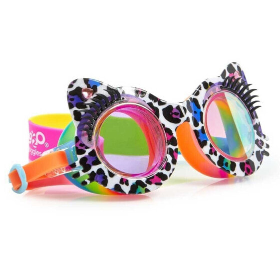 BLING Talk To The Paw-Midnight Meow Multi swimming goggles