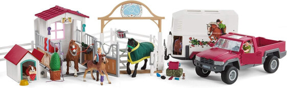 schleich 72148 Trip to the Paddock, for Children from 5 Years, Horse Club Play Set