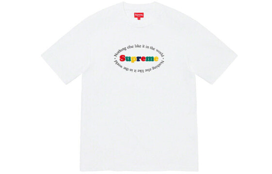 Supreme SS20 Week 1 Nothing Else S/S Top 彩色徽标短袖T恤 男女同款 白色 送礼推荐 / Футболка Supreme SS20 Week 1 Nothing Else SS Top T SUP-SS20-116