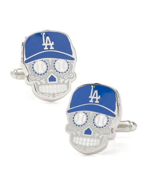 Men's Los Angeles A Dodgers Sugar Skull Cufflinks