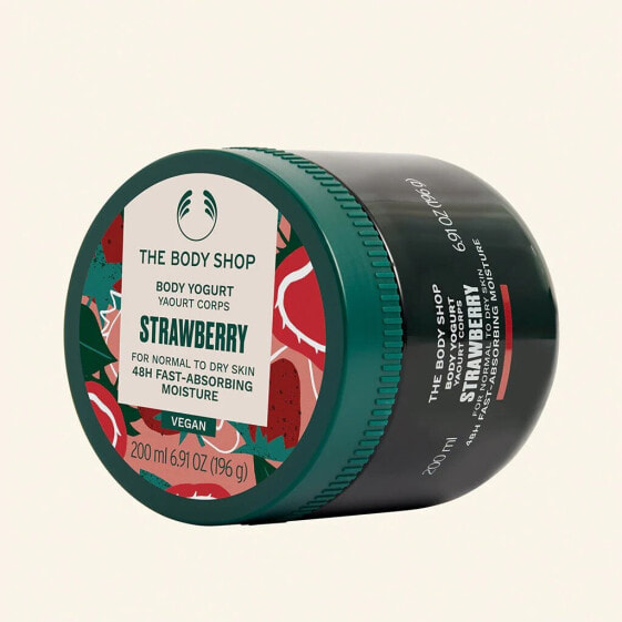 The Body Shop Strawberry Body Yogurt Увлажняющий крем-йогурт для тела с ароматом клубники