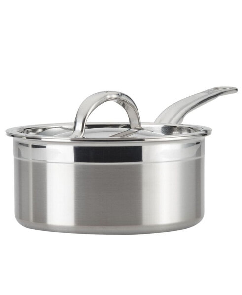 ProBond Clad Stainless Steel 1.5-Quart Covered Saucepan