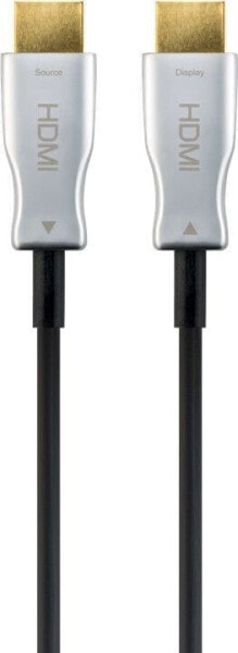 Кабель HDMI оптический гибридный с Ethernet Wentronic (AOC) - 70 м - HDMI Type A (стандартный) - HDMI Type A (стандартный) - 3D - 18 Gbit/s - черный.