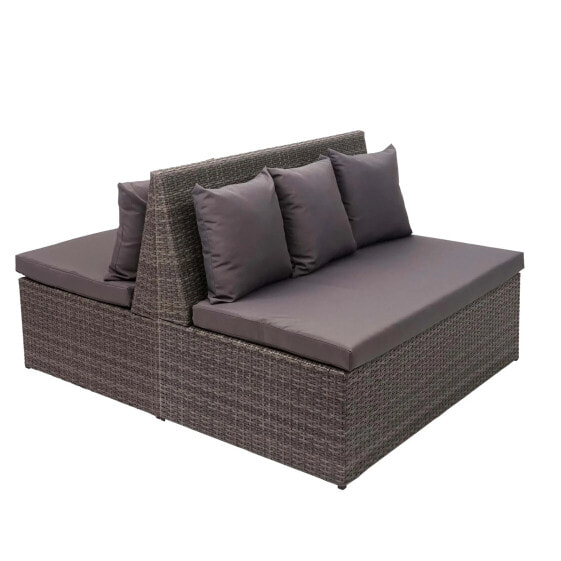 Садовый диван MCW Poly-Rattan 2er Sofa G16 (2er Set)