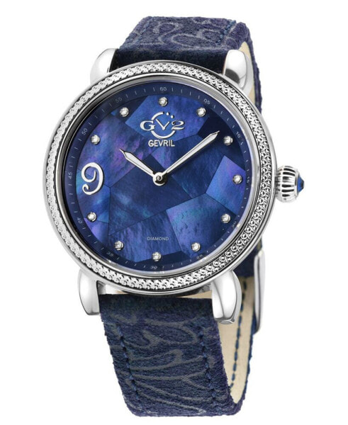 Часы Gevril Ravenna Floral Blue 37mm