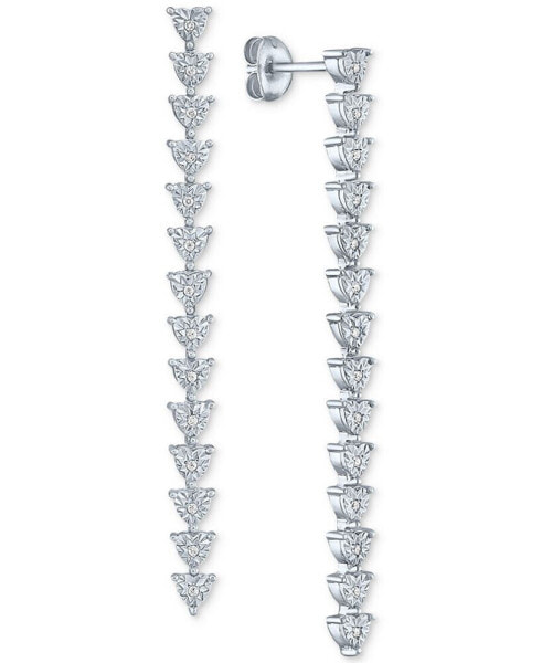 Серьги Macy's Diamond Linear