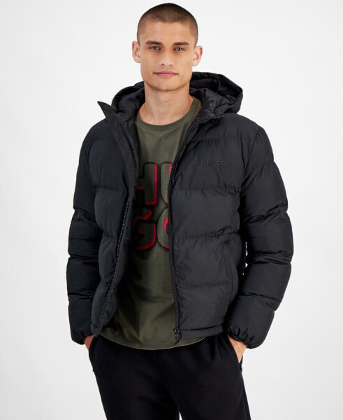 Men's Beazly2436 Slim-Fit Quilted Full-Zip Hooded Puffer Jacket