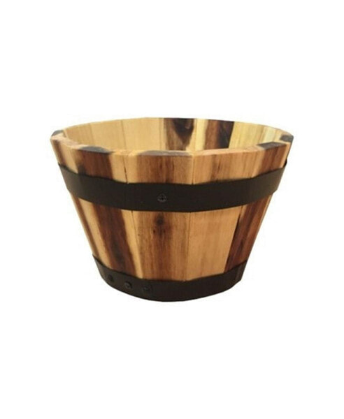 Round Barrel Planter 11.5 x 7in