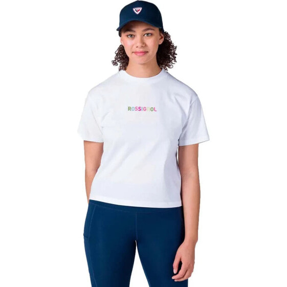 ROSSIGNOL Embroidery short sleeve T-shirt