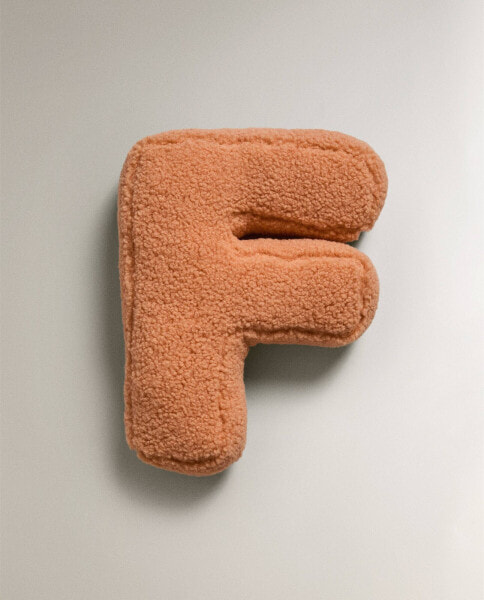 Letter f children’s cushion