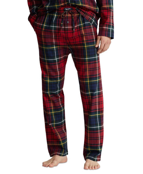 Men's Cotton Plaid Flannel Pajama Pants