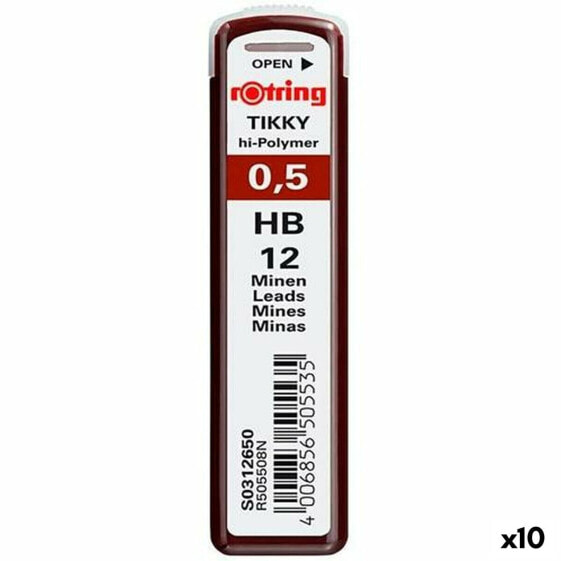 Pencil lead replacement Rotring Polymer 0,5 mm (10 Units)