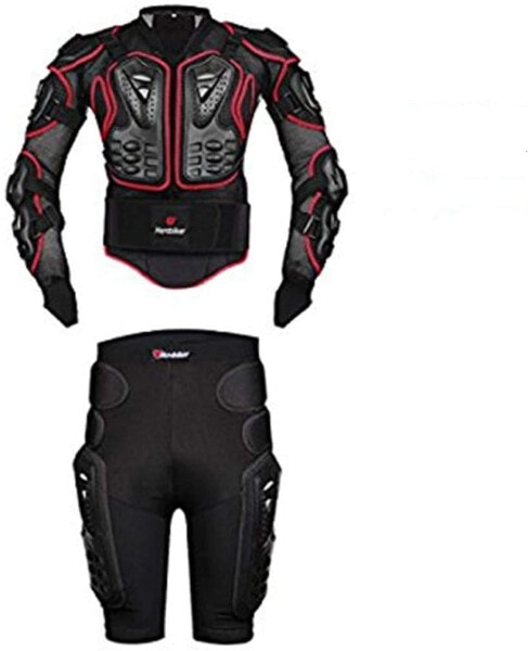 AKAUFENG Motorrad Protektorenjacke Protektorenhemd Motorrad S-5XL, MTB Protektoren Schutzkleidung Schutzjacke