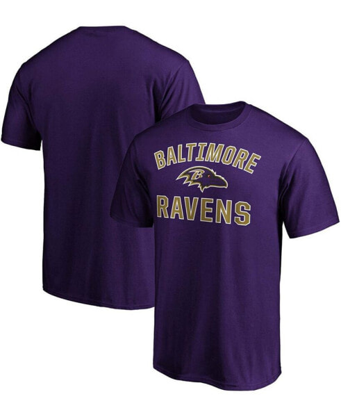 Men's Purple Baltimore Ravens Victory Arch T-shirt